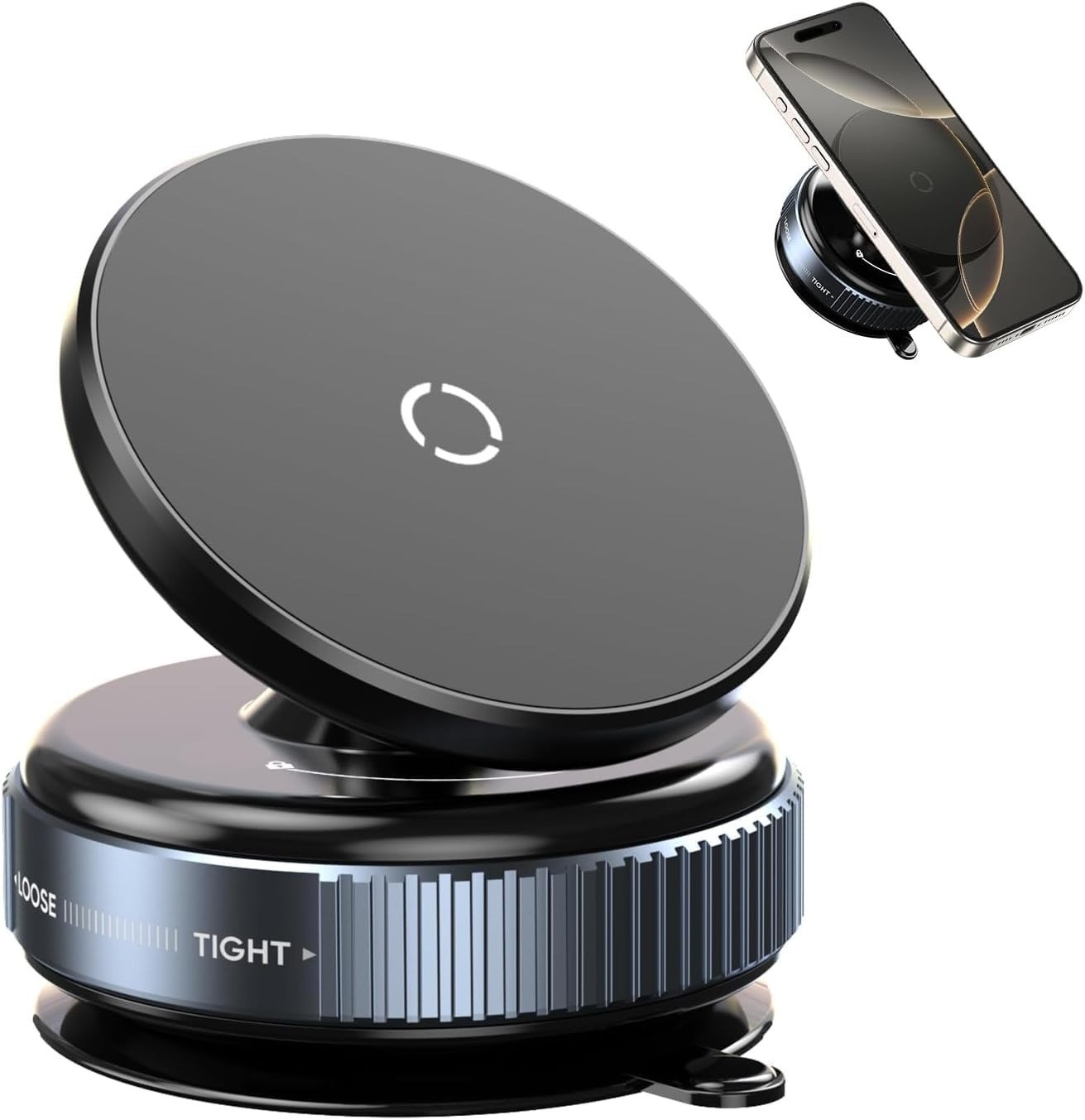 Magnetic Vaccum Car Phone Holder