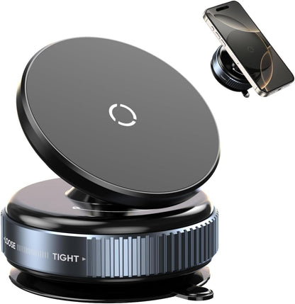 Magnetic Vaccum Car Phone Holder
