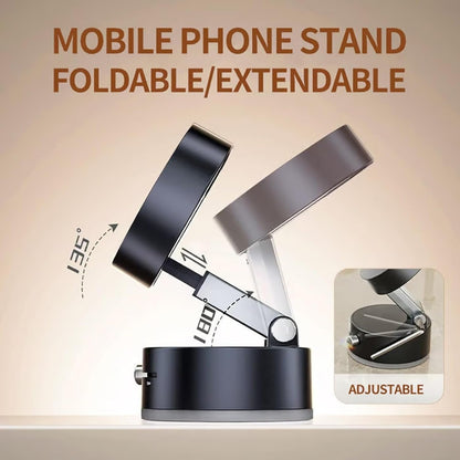 Foldable Vacuum Magnetic Car Phone Holder
