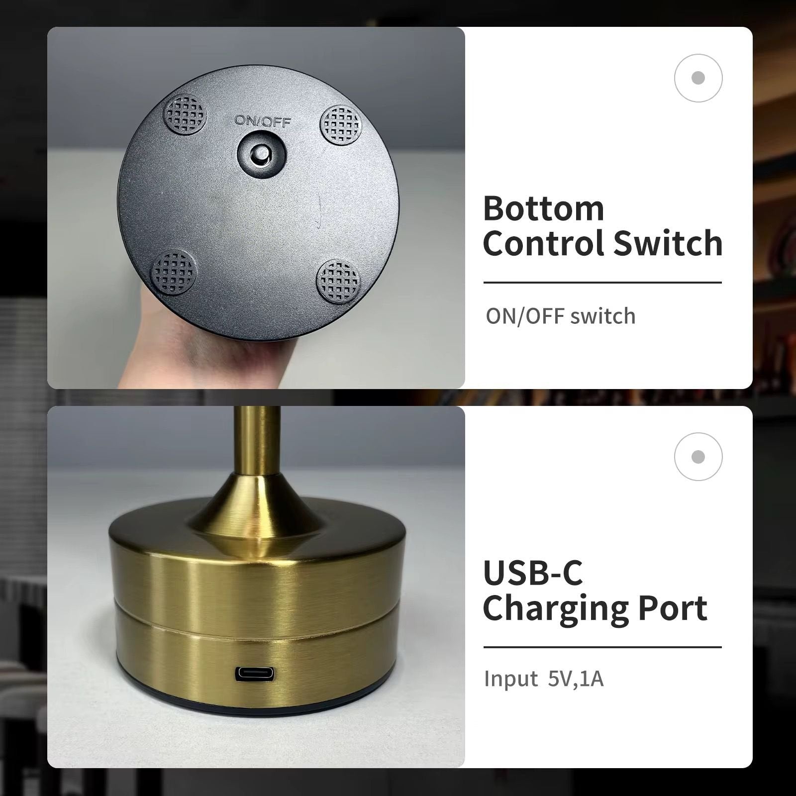 Electric Tabletop Lamp